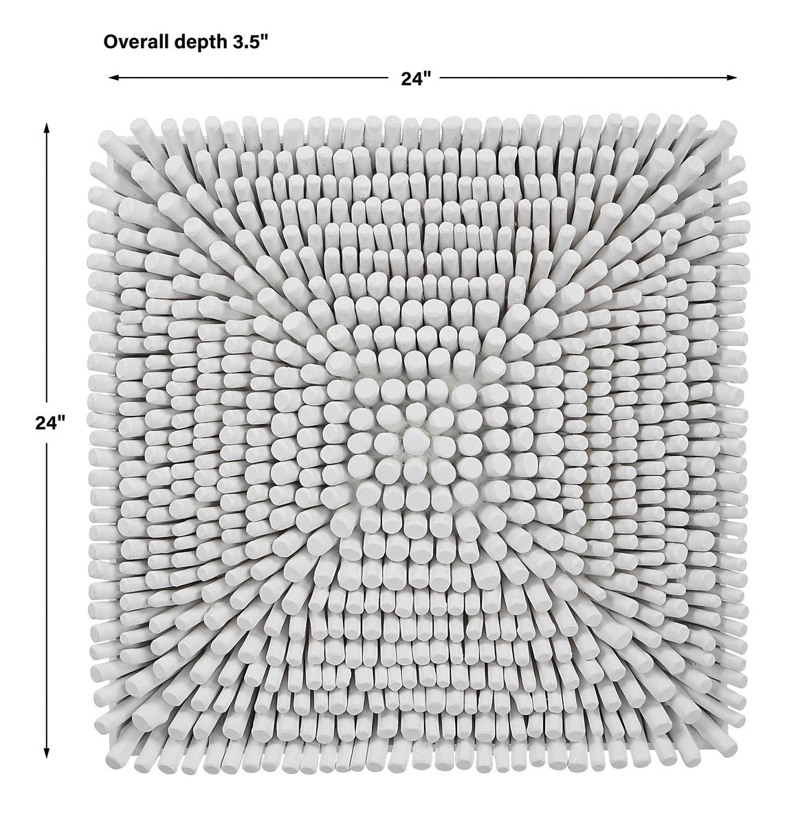 Portside Wood Wall Panel (White)
