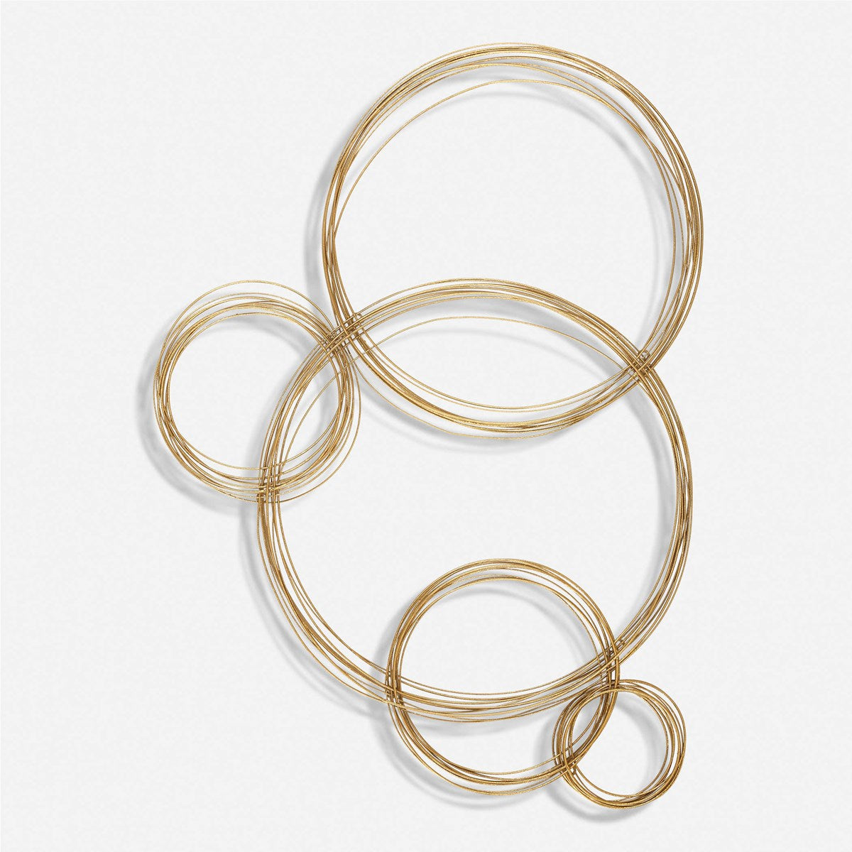 Golden Bubbles Wall Decor
