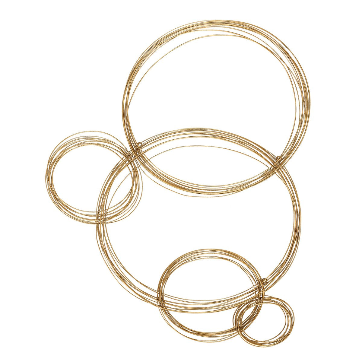 Golden Bubbles Wall Decor