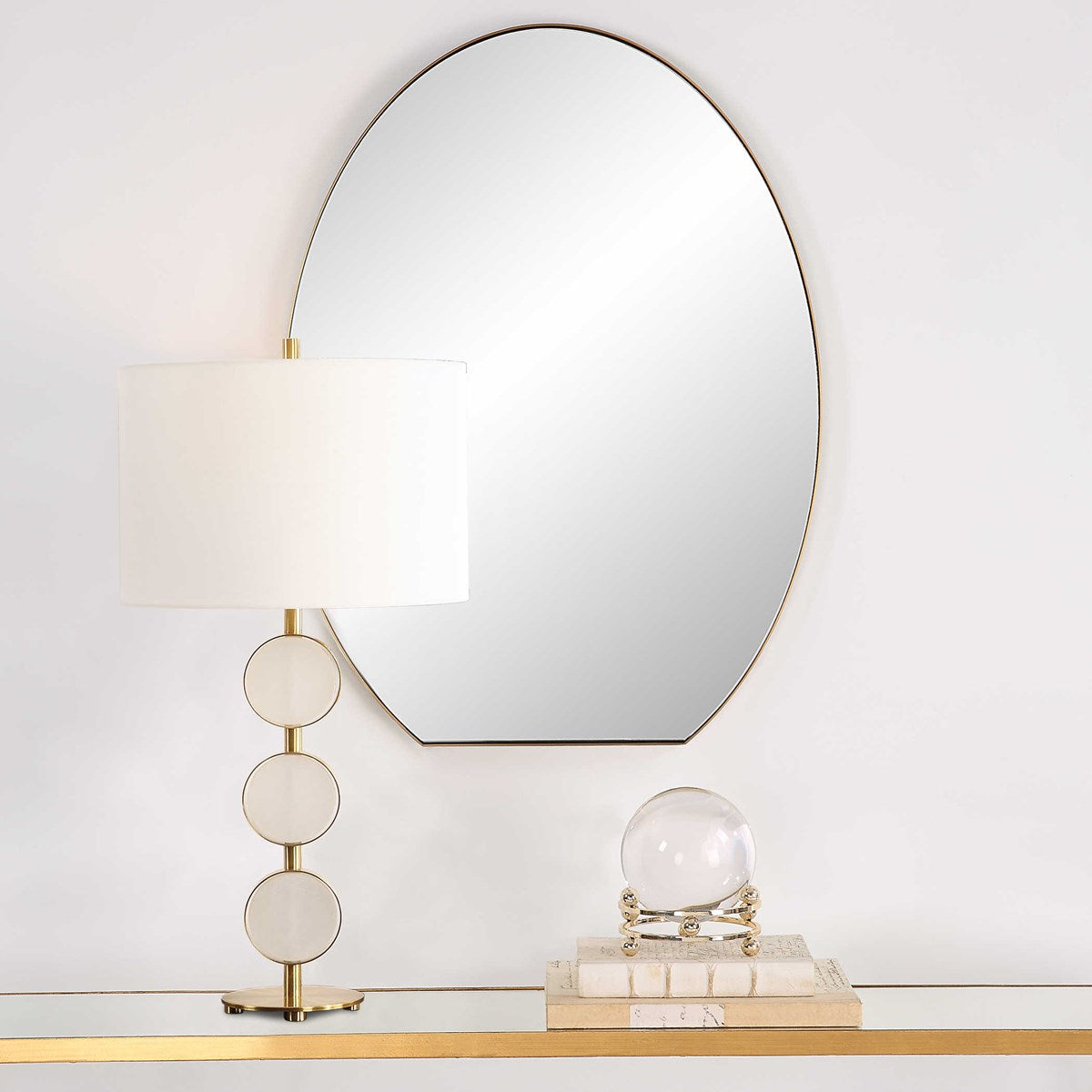 Cabell Mirror (Brass)