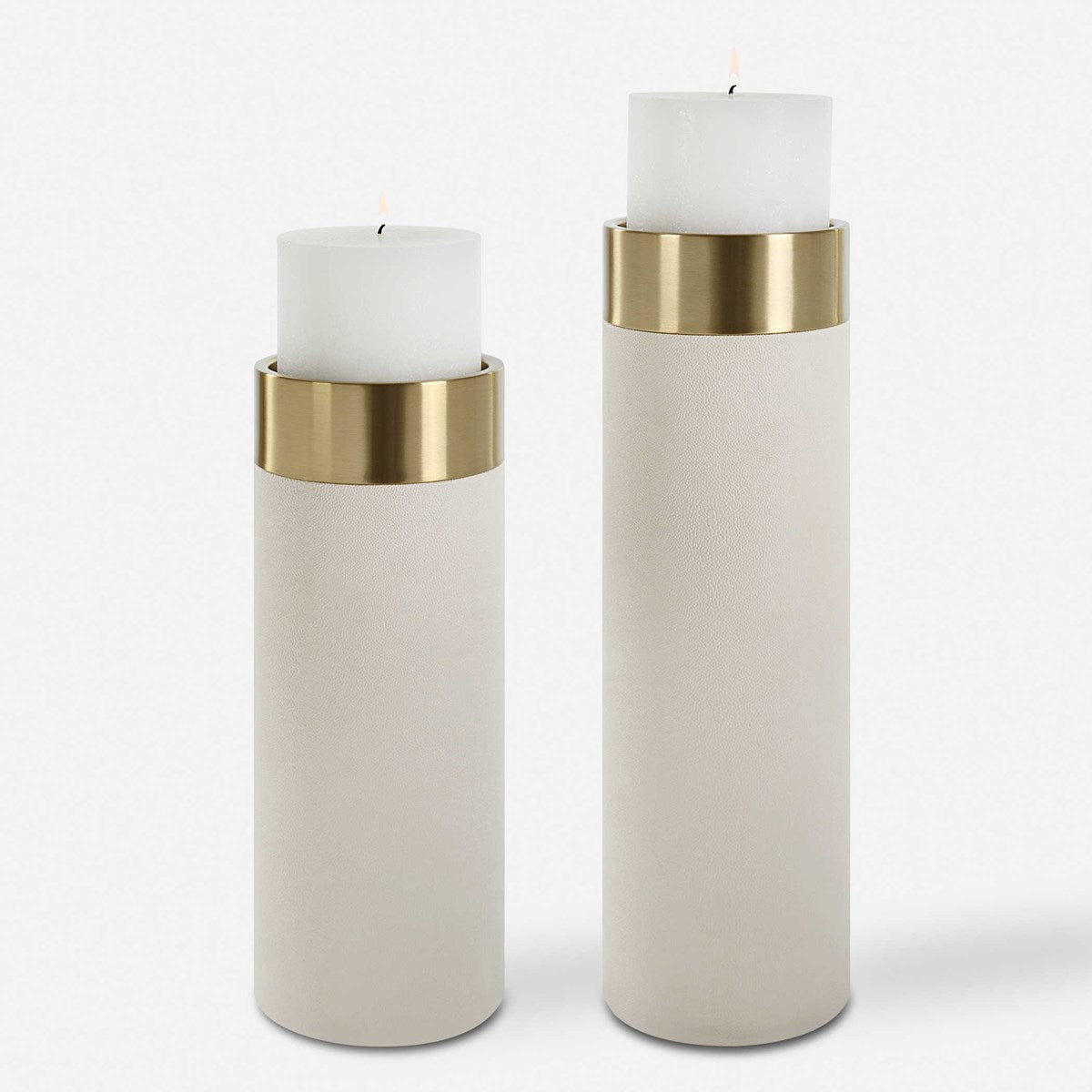 Wessex Candleholder (White) S/2