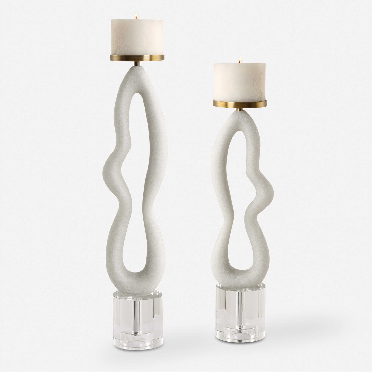 Feamelo Candleholders, S/2