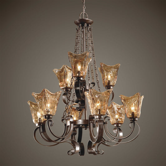 Vetraio 9 Light Chandelier
