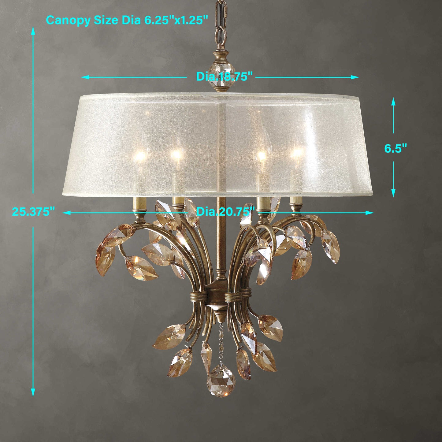 Alenya 4 Light Chandelier