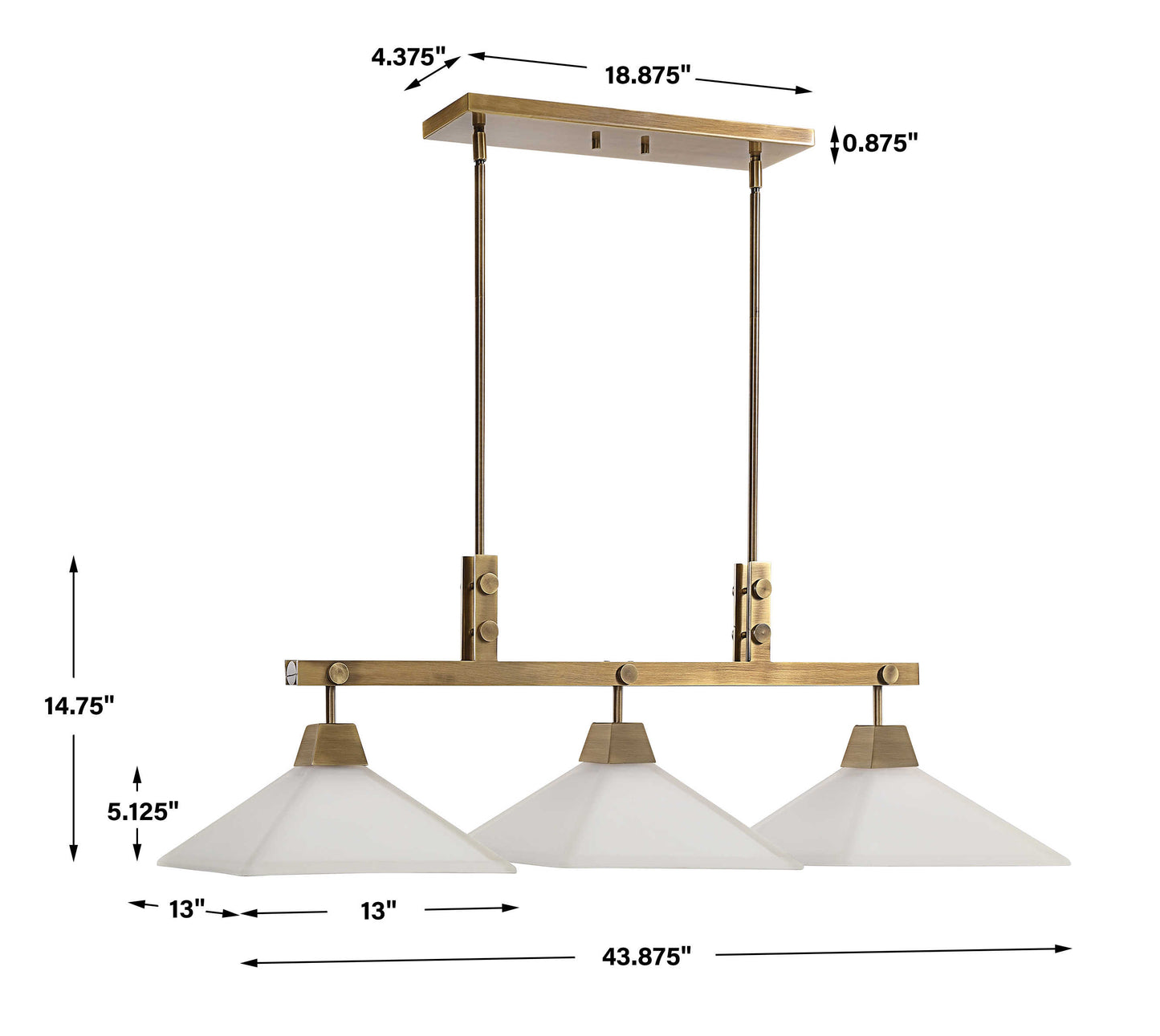 Brookdale 3 Light Chandelier