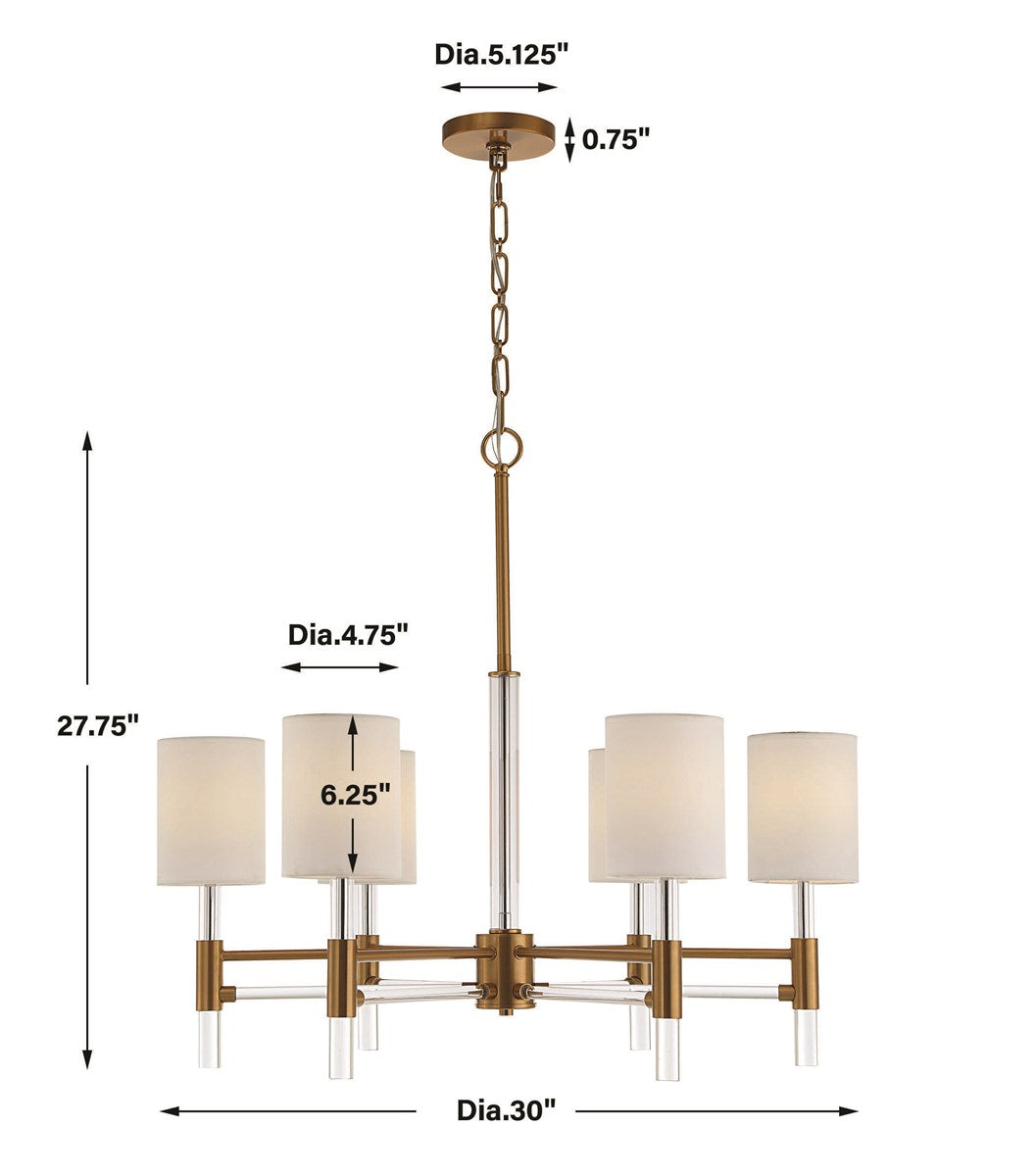 Welkin 6 Light Chandelier