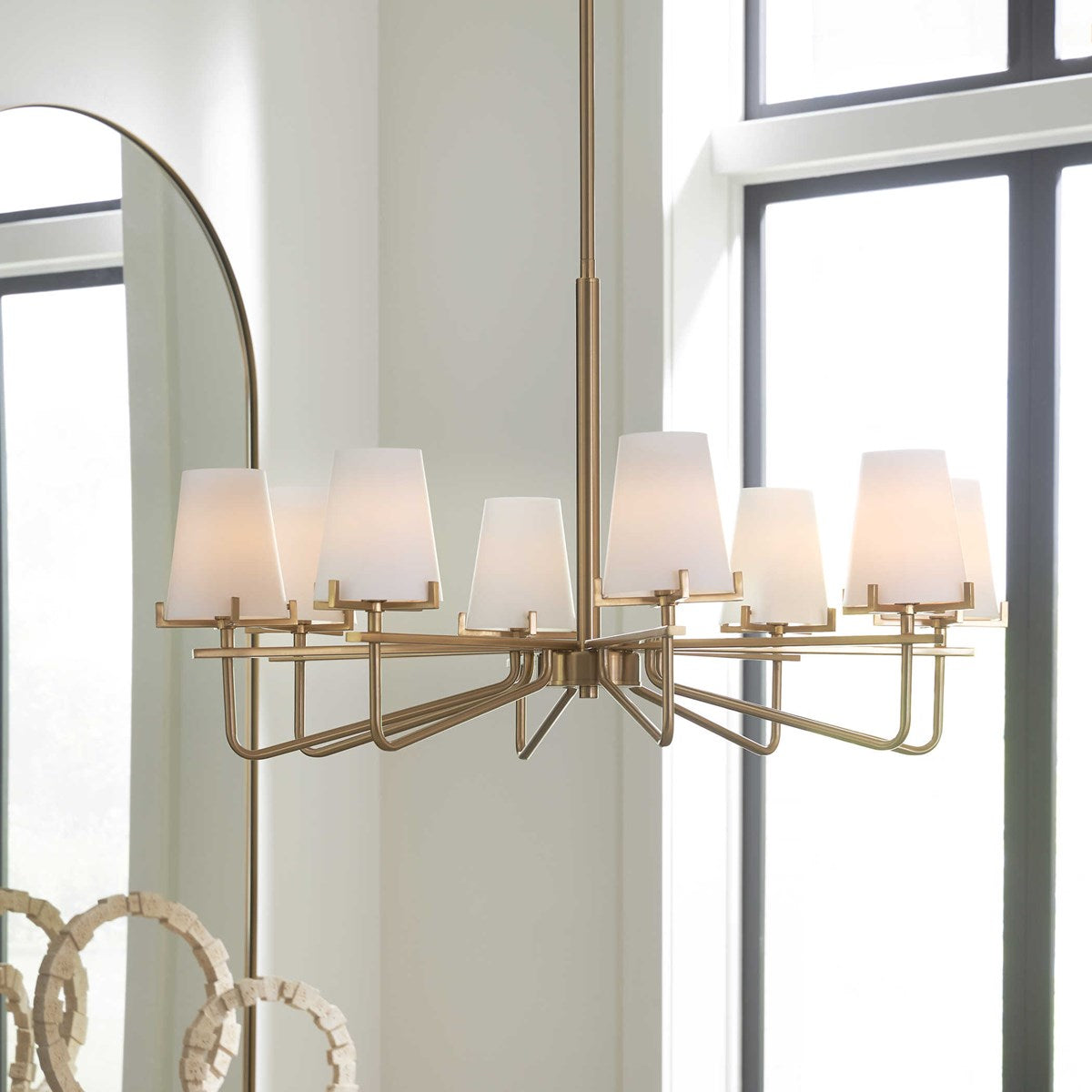 Lassen 8 Light Chandelier