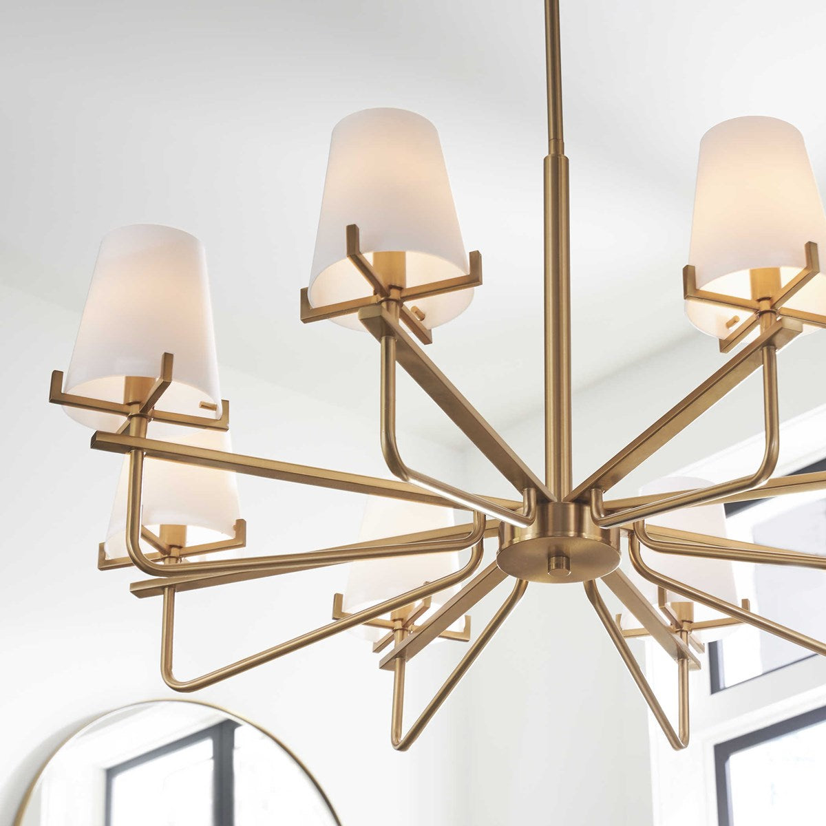 Lassen 8 Light Chandelier