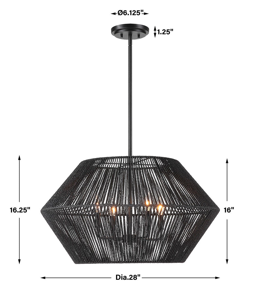 Suva 4 Light Chandelier
