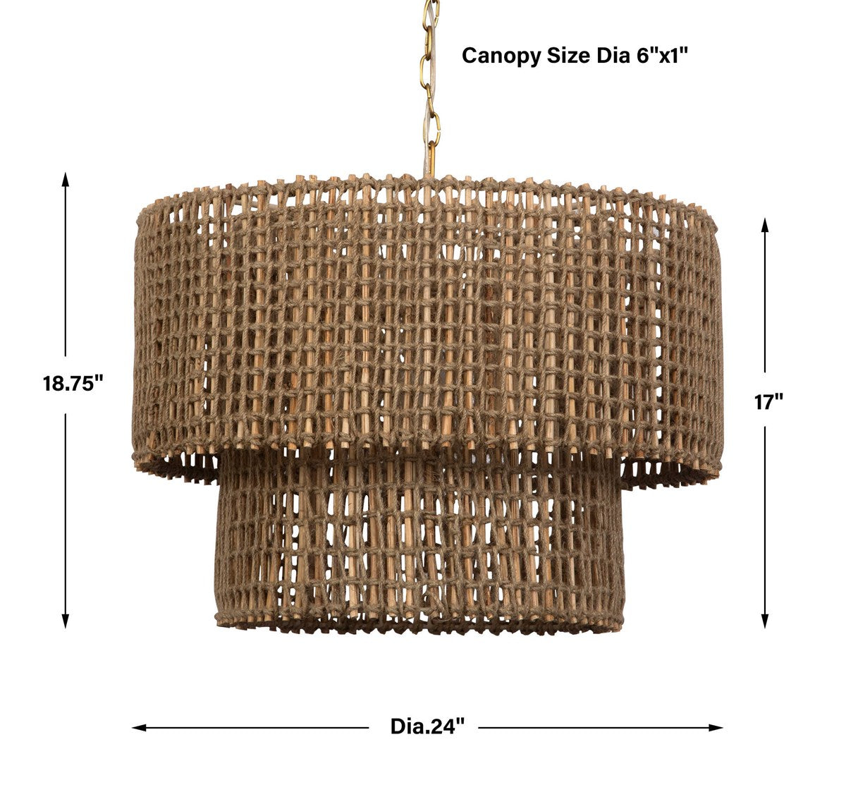 Biswas 1 Light Chandelier