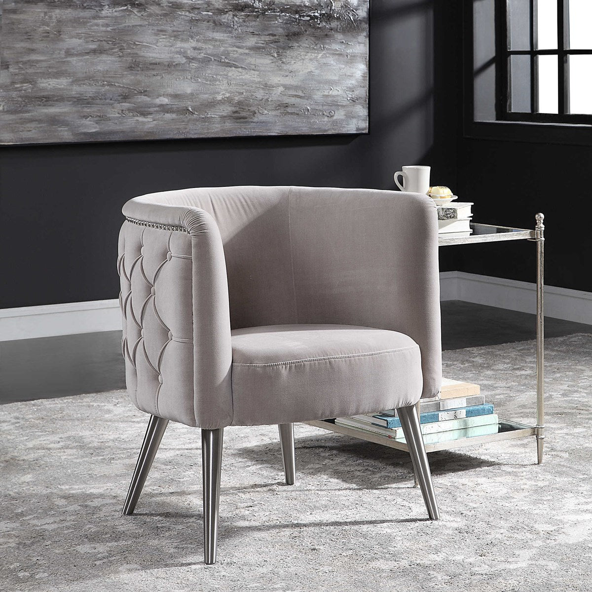Haider Accent Chair (Champagne)