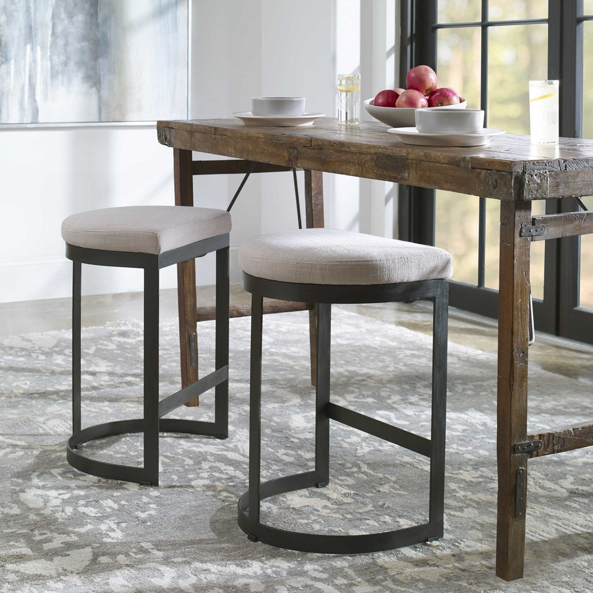 Ivanna Counter Stool (Black)