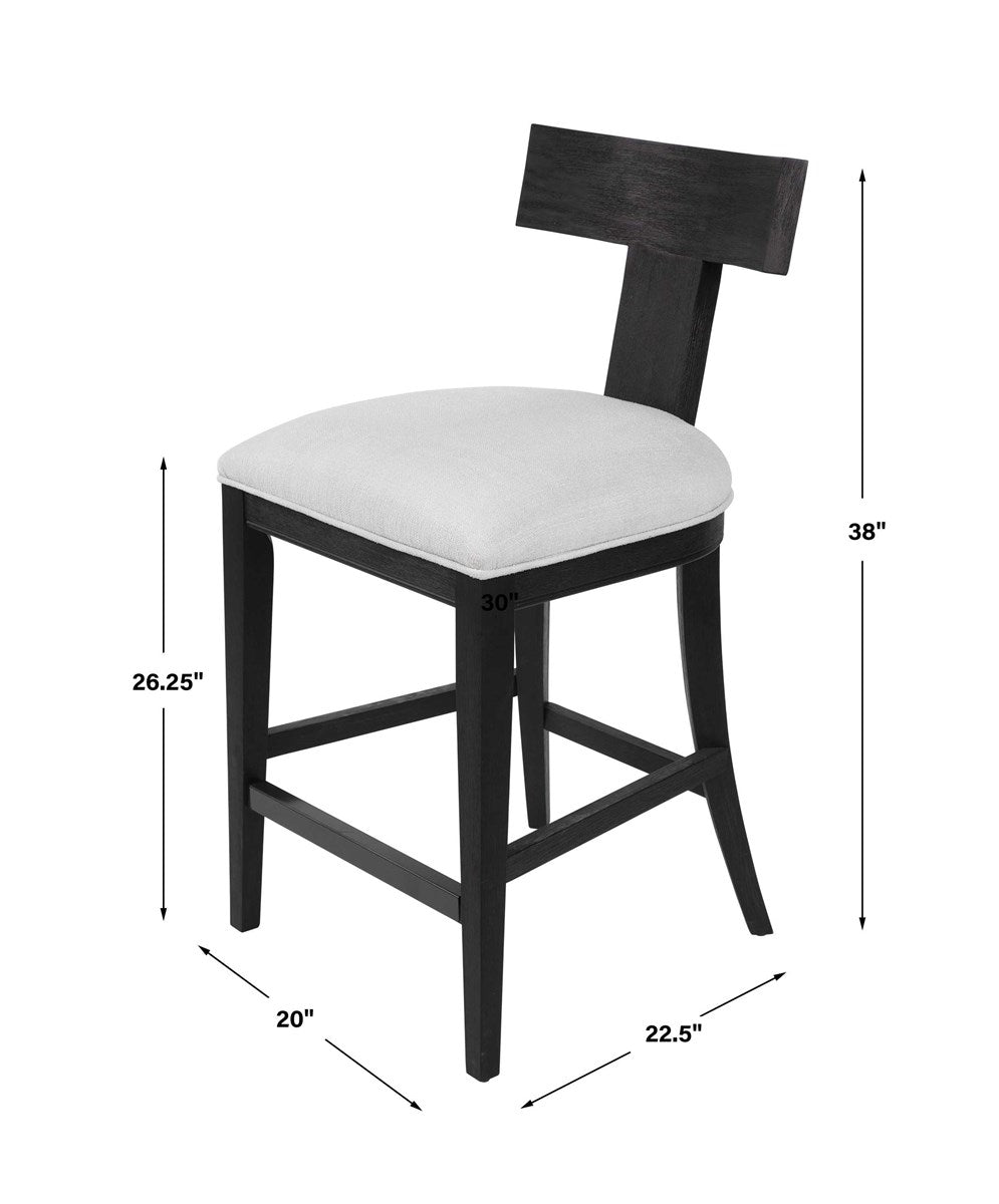 Idris Counter Stool (Charcoal)