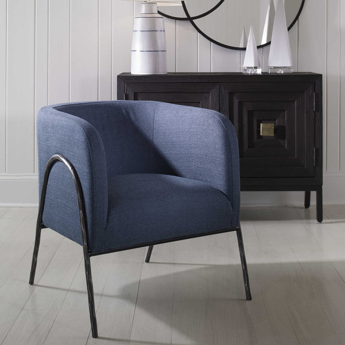 Jacobsen Accent Chair (Denim)