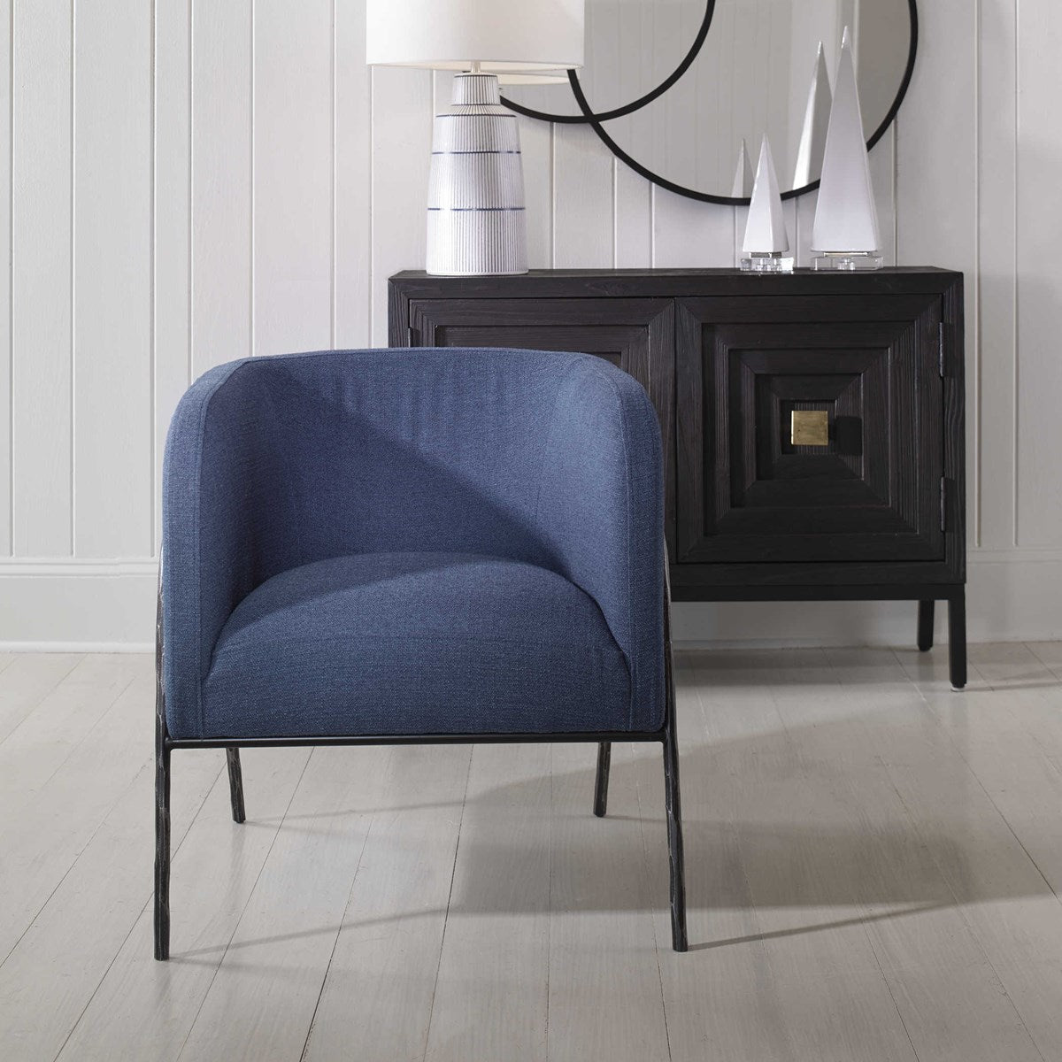 Jacobsen Accent Chair (Denim)
