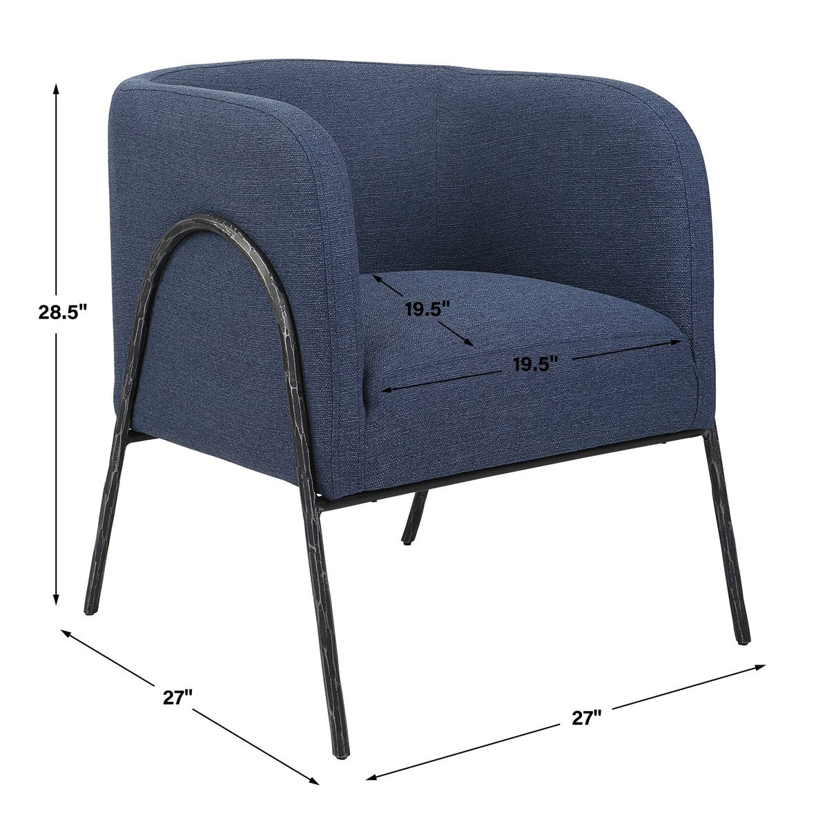 Jacobsen Accent Chair (Denim)