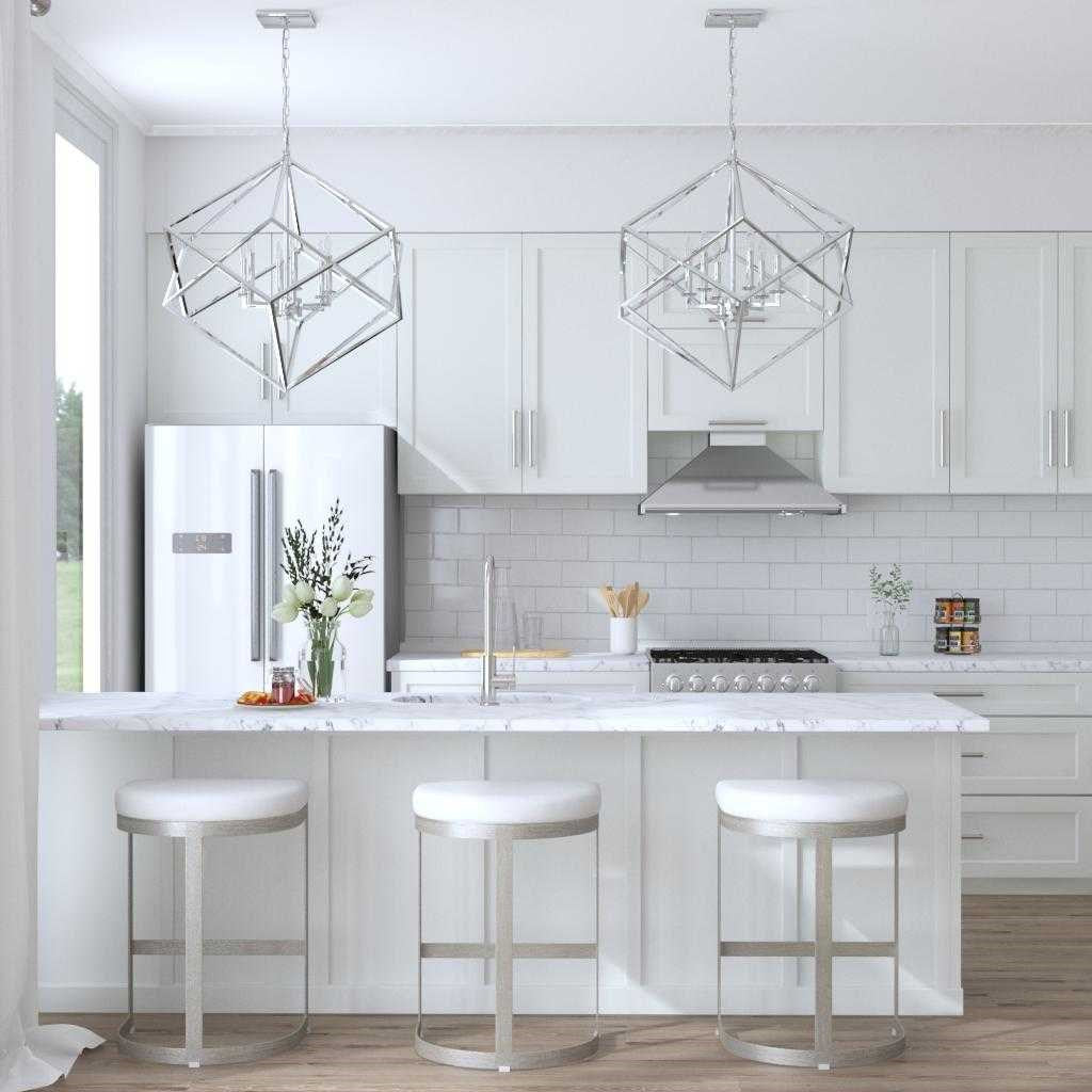 Ivanna Counter Stool (Silver)