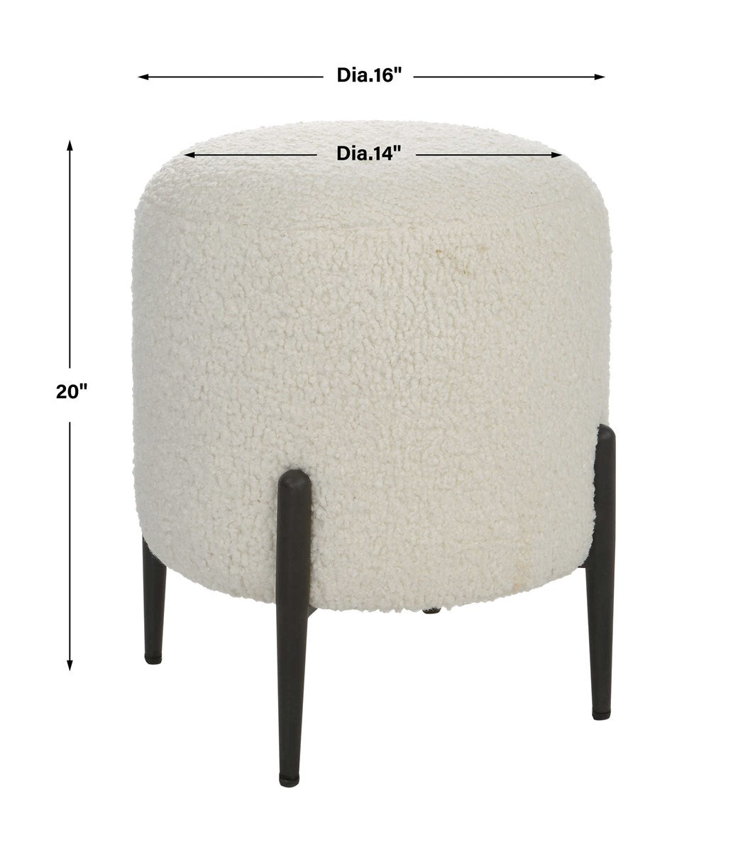 Arles Ottoman (White)
