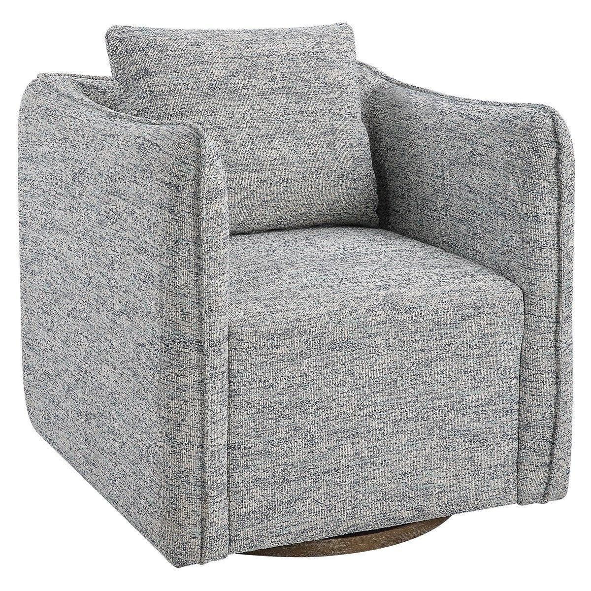 Corben Swivel Chair (Blue)