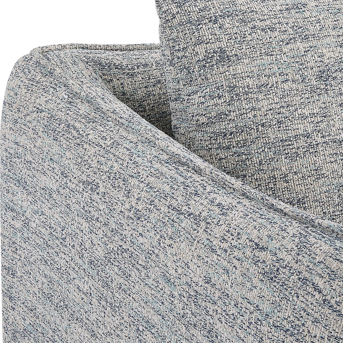 Corben Swivel Chair (Blue)