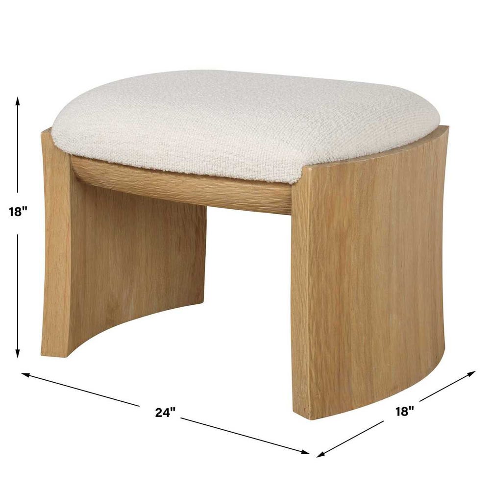 Port Small Bench, Natural