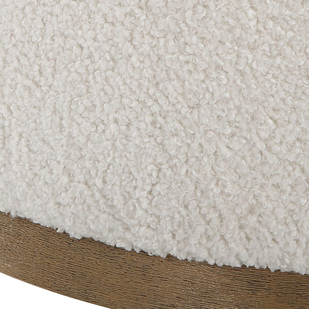 Swirl Swivel Ottoman