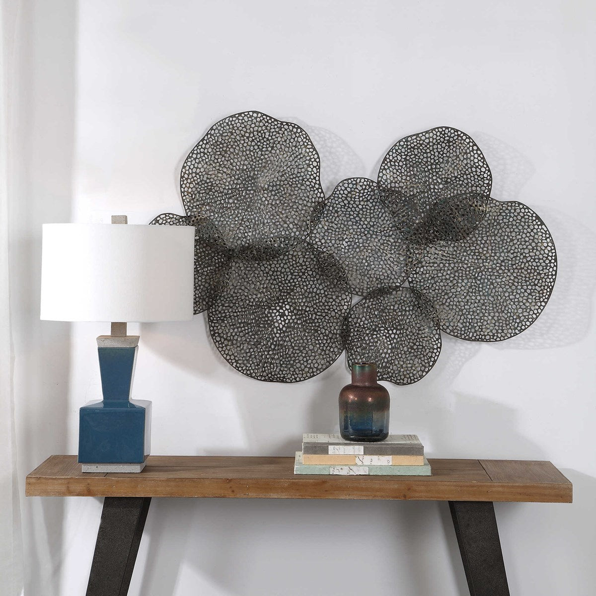 Ripley Metal Wall Art, Bronze