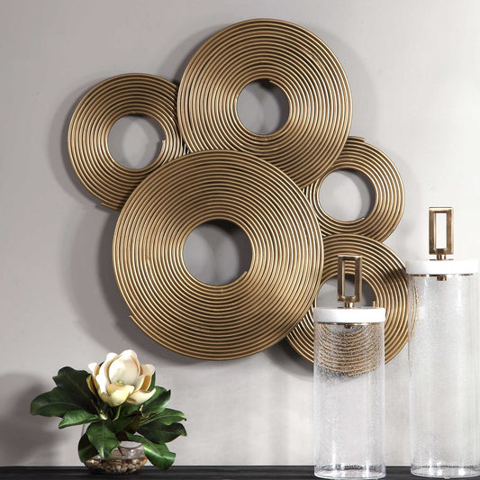 Ahmet Wall Decor Gold Finish