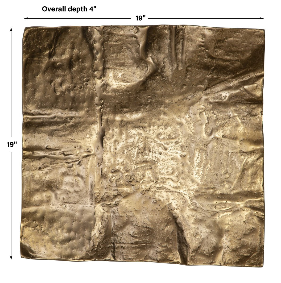 Archive Metal Wall Décor, Brass