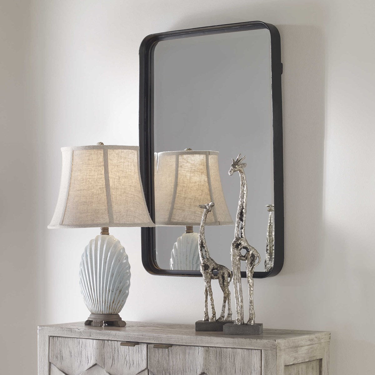 Crofton Vanity Mirror (Black)