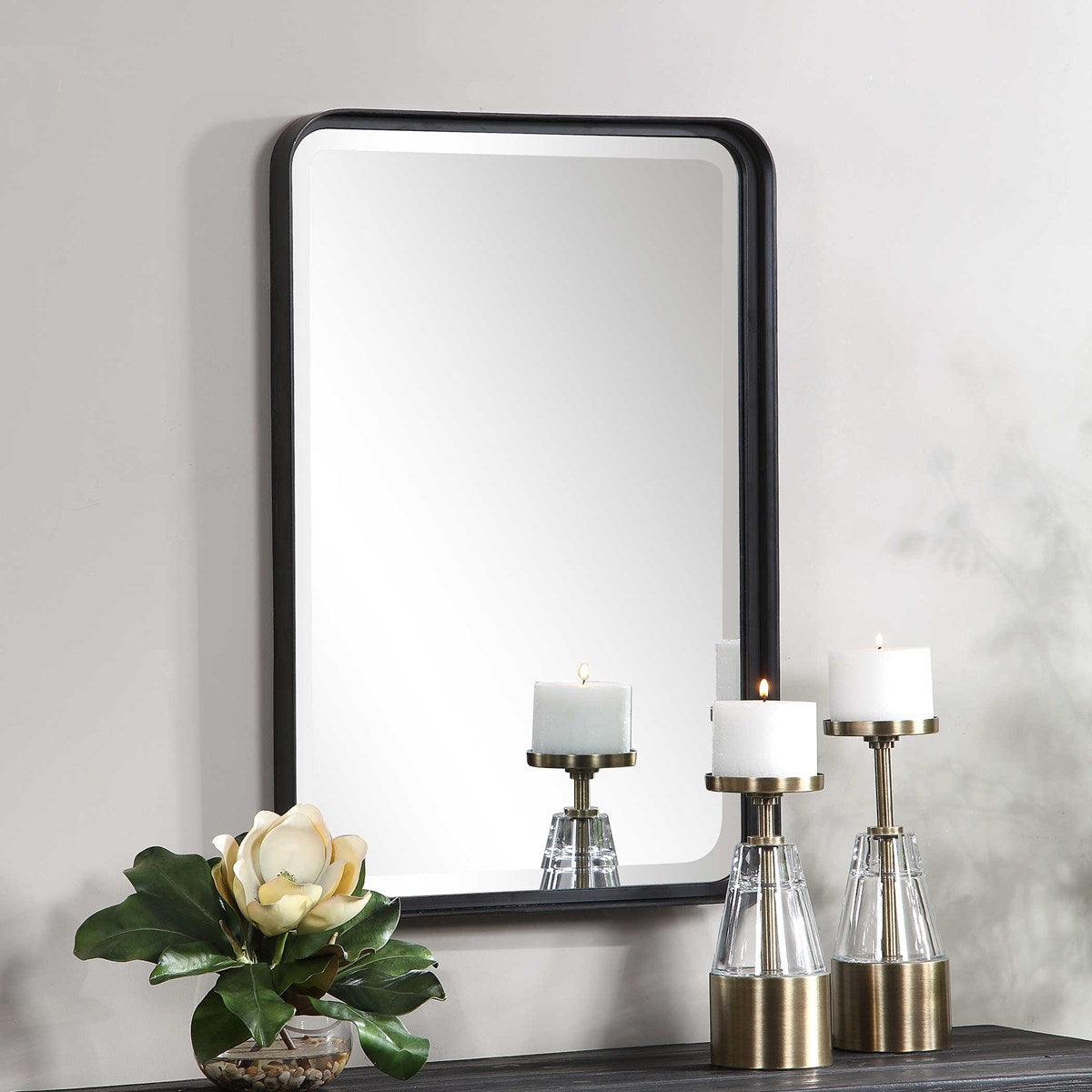 Crofton Vanity Mirror (Black)