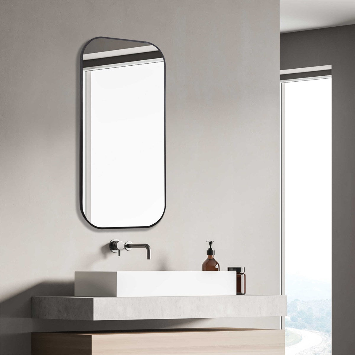 Taft Mirror (Black)