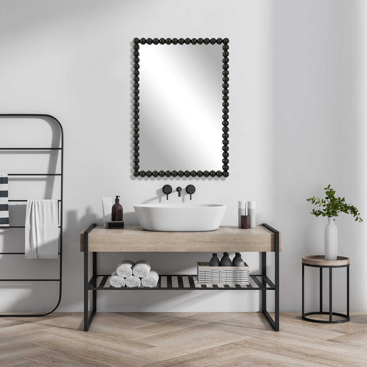 Serna Vanity Mirror - Black