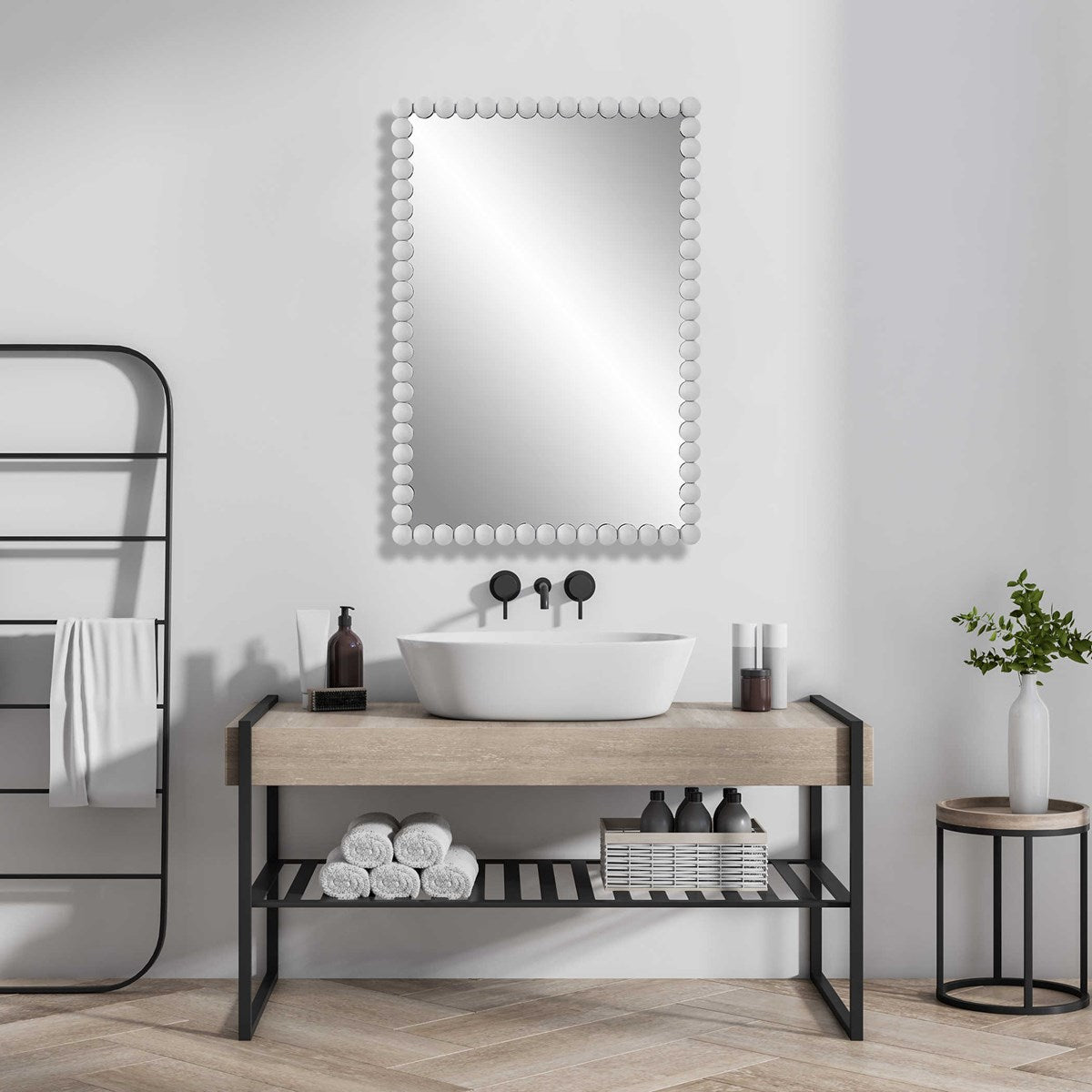 Serna Vanity Mirror - White