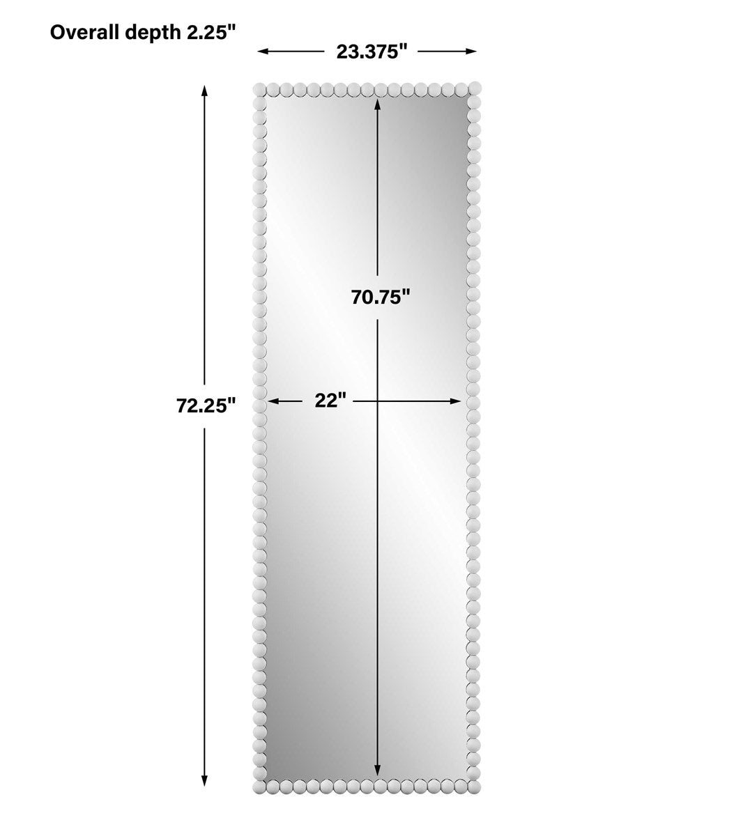 Serna Tall Mirror - White