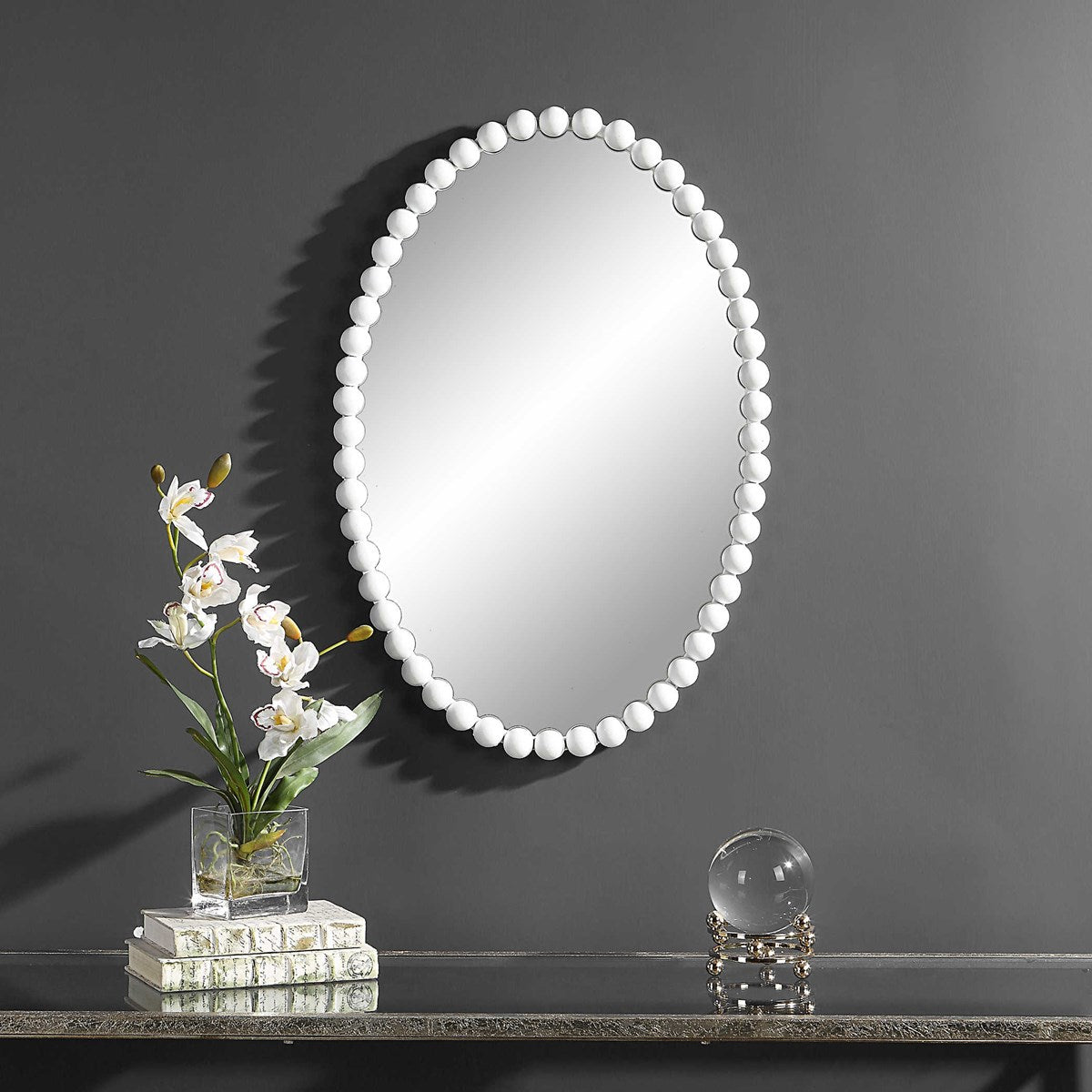 Serna Mirror (White)