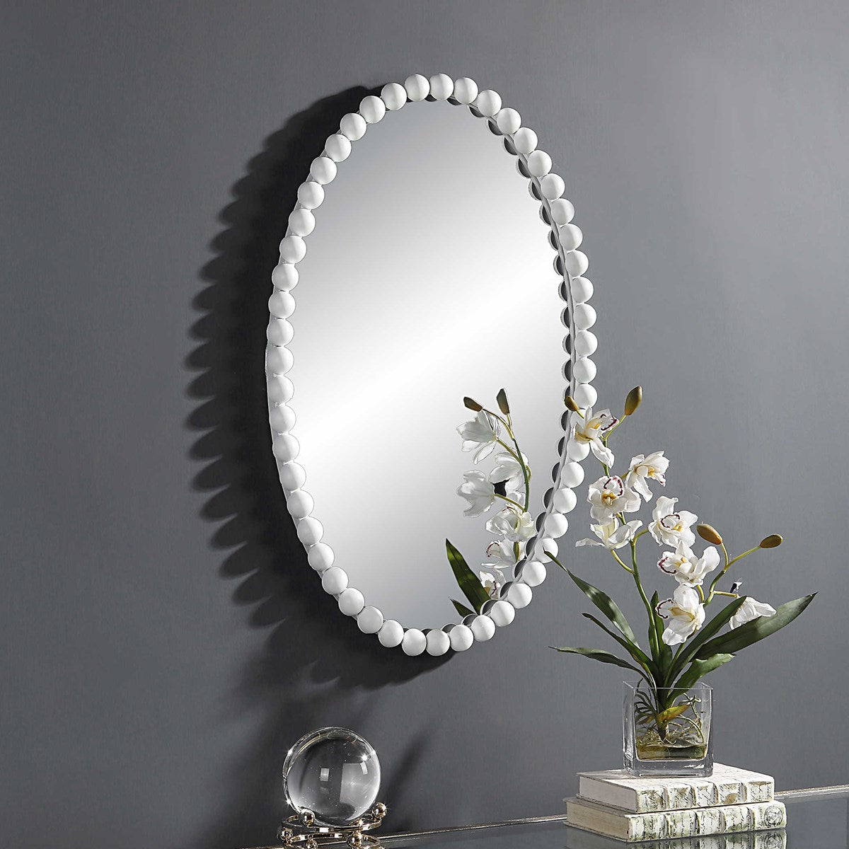 Serna Mirror (White)