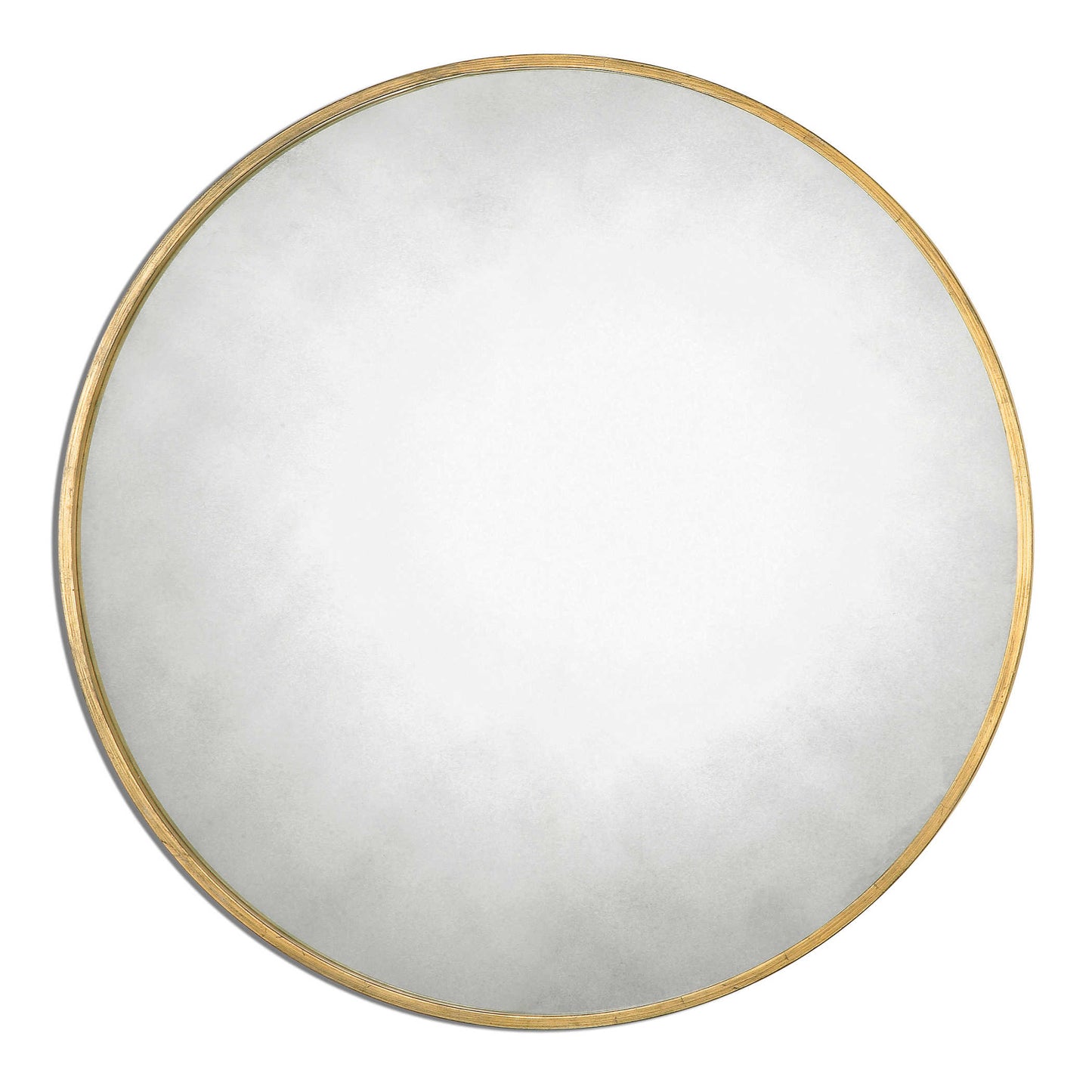 Junius Round Mirror, Gold