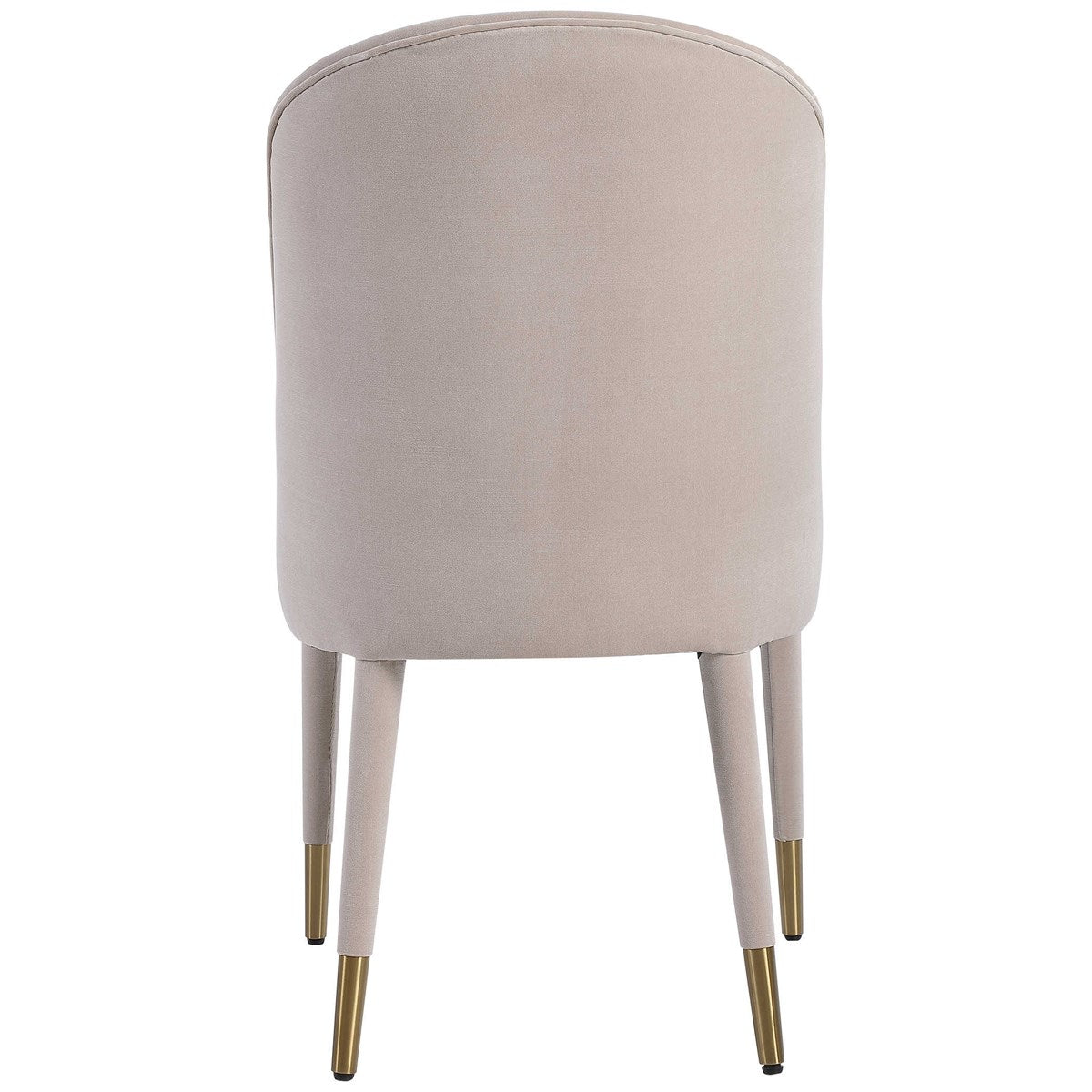 Brie Armless Chair, Champagne, 2 Per Box