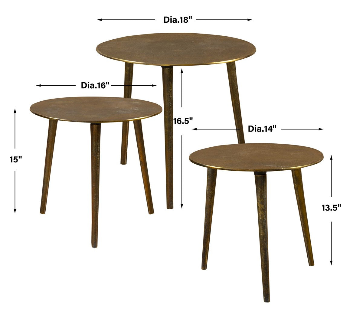 Kasai Coffee Tables S/3