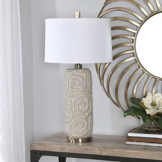 Zade Table Lamp ( Grey )