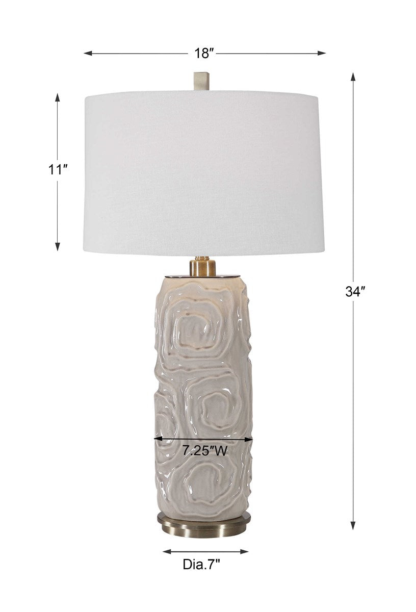 Zade Table Lamp ( Grey )