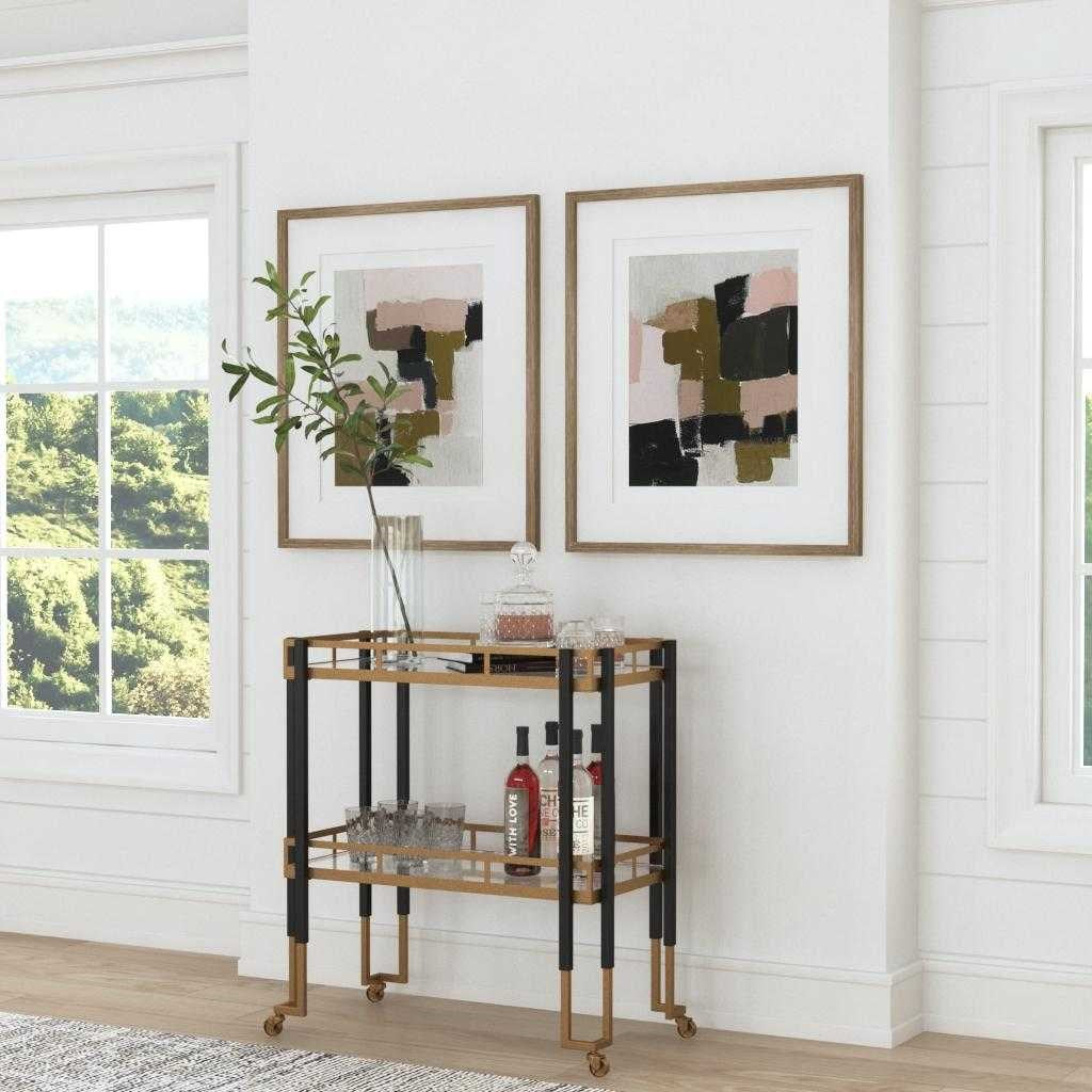 Color Block Framed Art S/2
