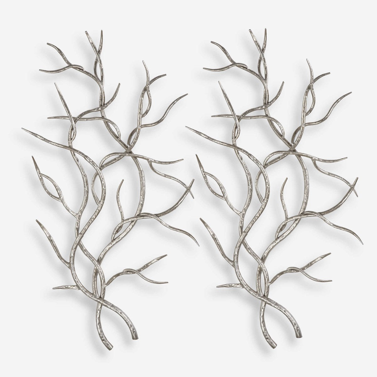 Silver Branches Wall Decor S/2