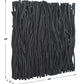 Gathered Teak Wood Wall Decor (Black)