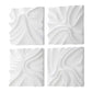 Snowdrift Wall Decor S/4