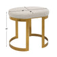 Infinity Accent Stool (Gold)