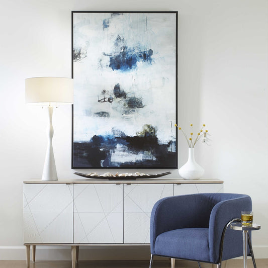Black and Blue Wall Art