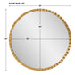 Dandridge Round Mirror, Gold