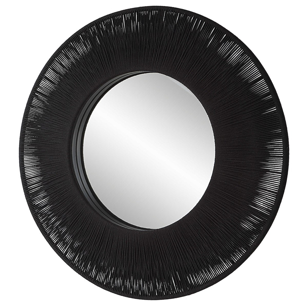 Sailor's Knot Round Mirror, Black